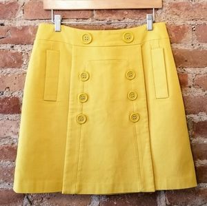 BCBG Max Azria Mustard Aline Skirt